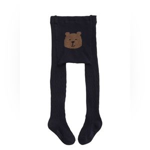 GAP Toddler Girl’s Navy Knit Tights  Size: 4-5 years